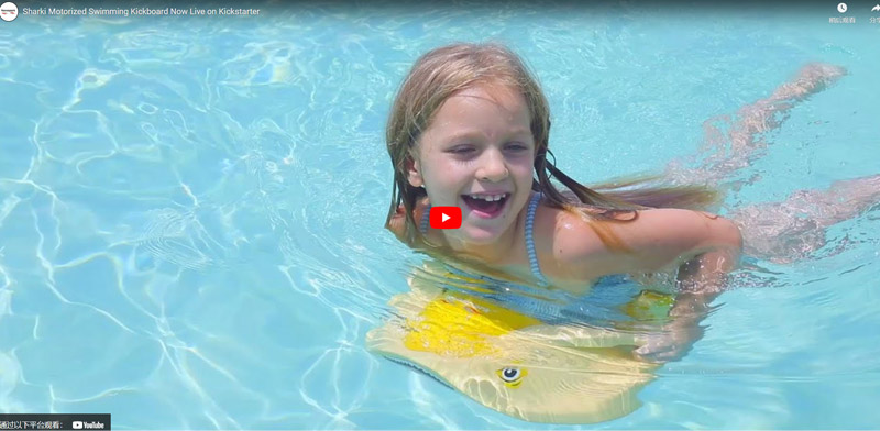 Sharki Motorized Swimming Kickboard for Pool Fun and Holidays