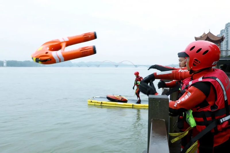Super Inspiring! in the Changde Water Rescue Large-scale Joint Exercise, All Kinds of Fire Fighting