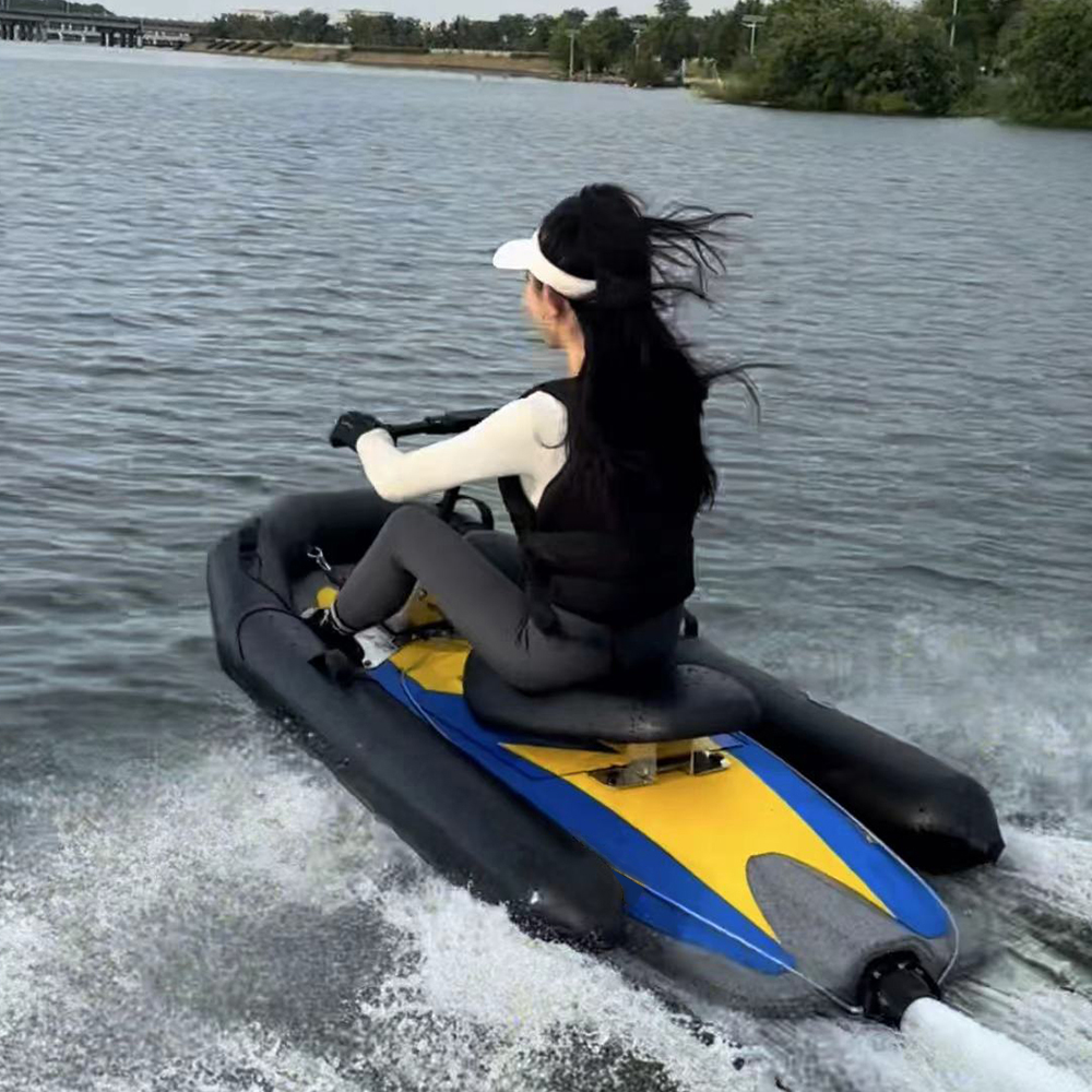 jet-powered electric surfboard for recreation